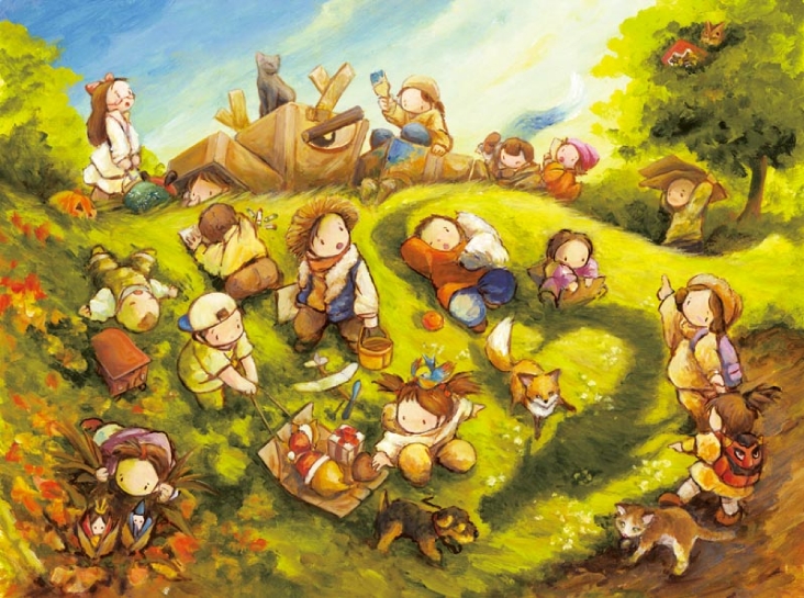 2012カレンダー用イラスト